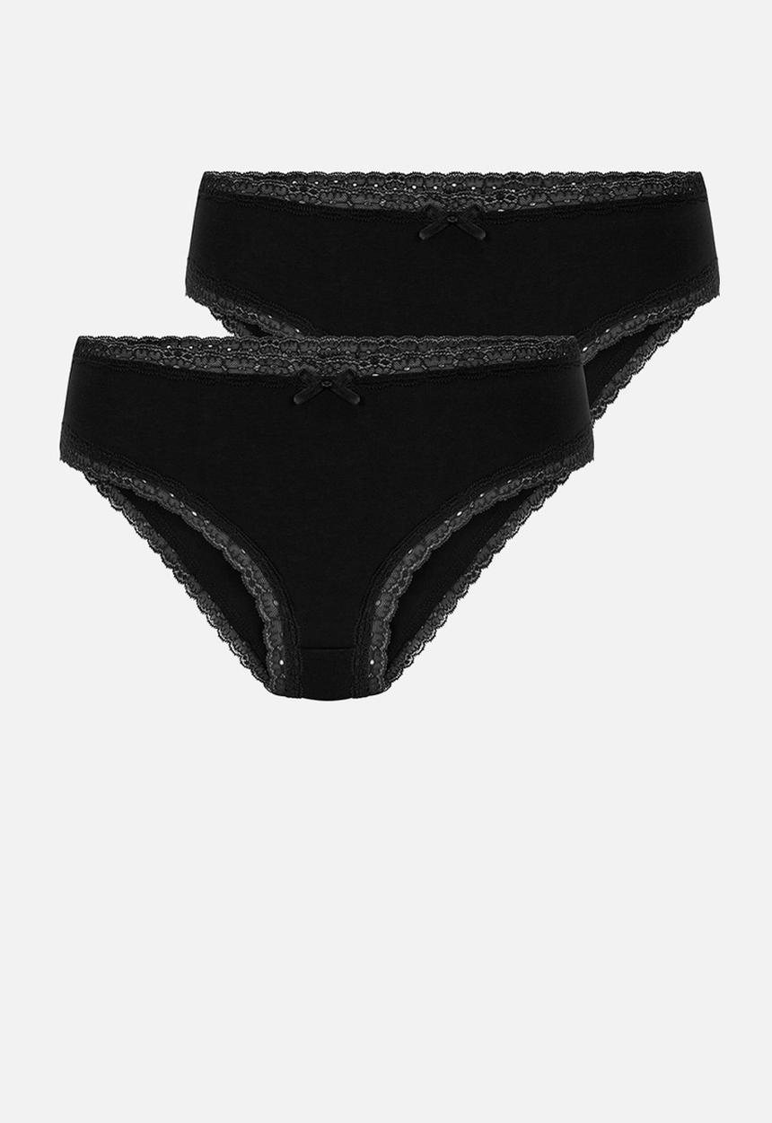 Hunkemoller - 2 Pack georgia brazilian - caviar