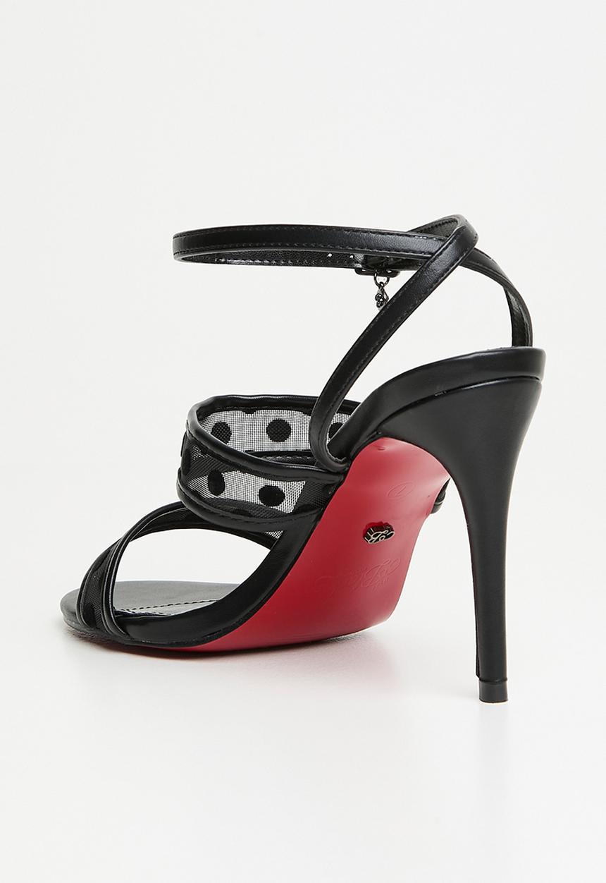 Miss Black - Jazz 50 open toe ankle strap - black
