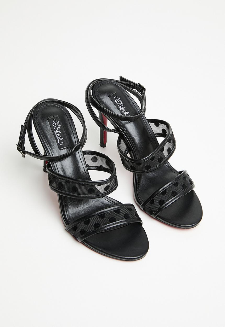 Miss Black - Jazz 50 open toe ankle strap - black
