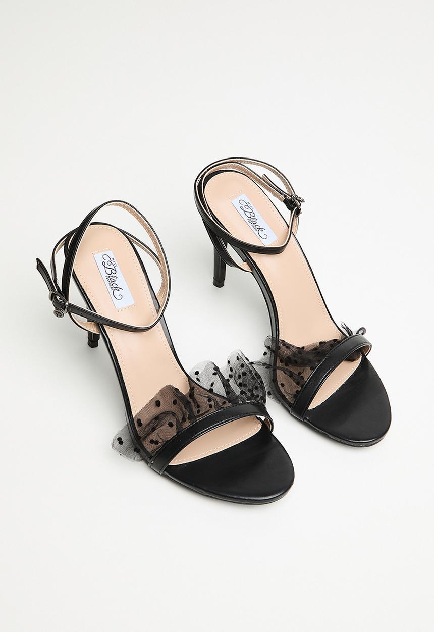 Miss Black - Jazz 49 open toe ankle strap - black
