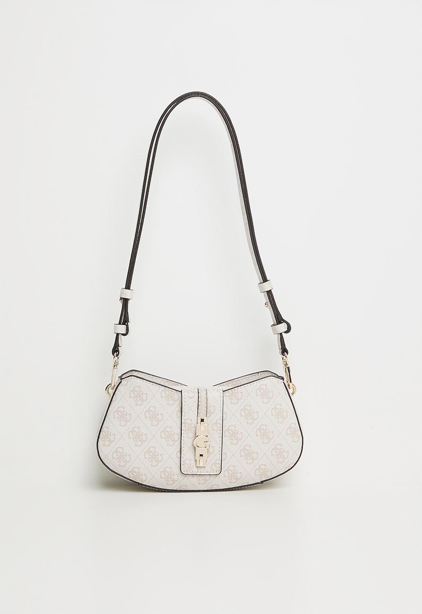 GUESS - Yvonne Logol shoulder Bag-Stone Logo