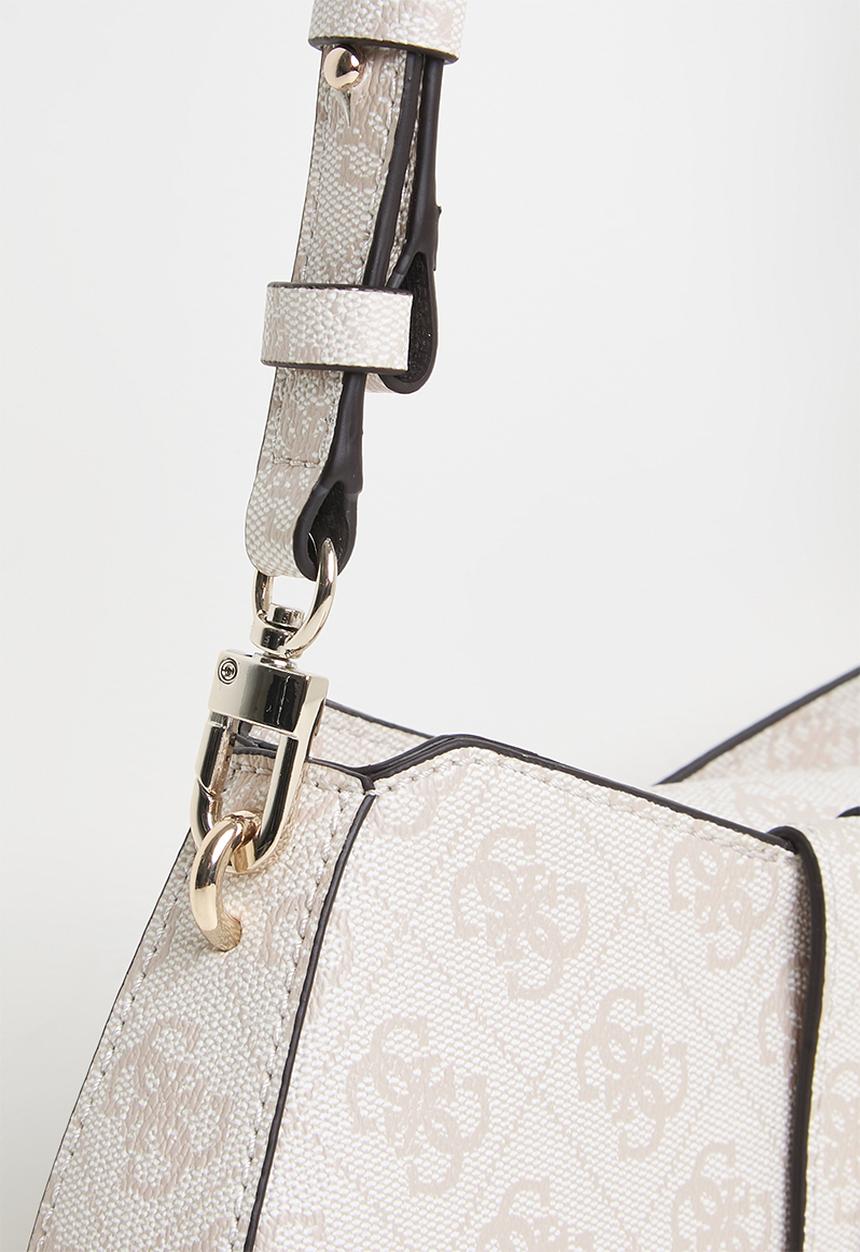 GUESS - Yvonne Logol shoulder Bag-Stone Logo