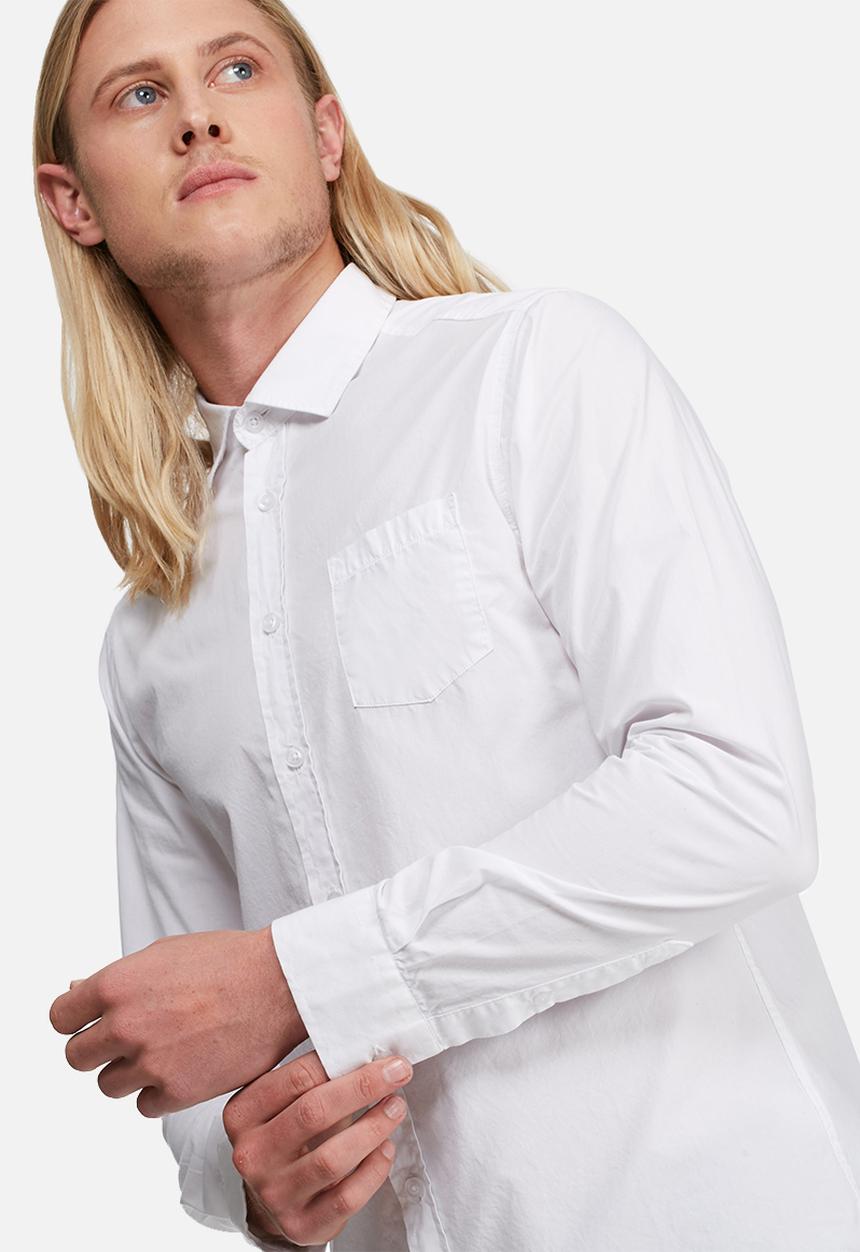 basicthread - Regular fit 1 pocket poplin