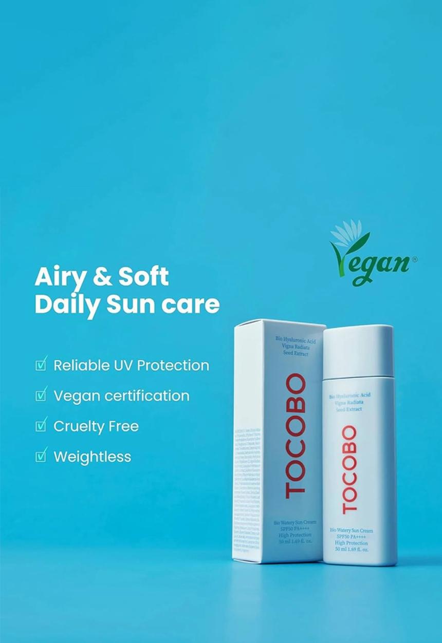 TOCOBO - Bio Watery Sun Cream SPF50 PA++++ - 50ml