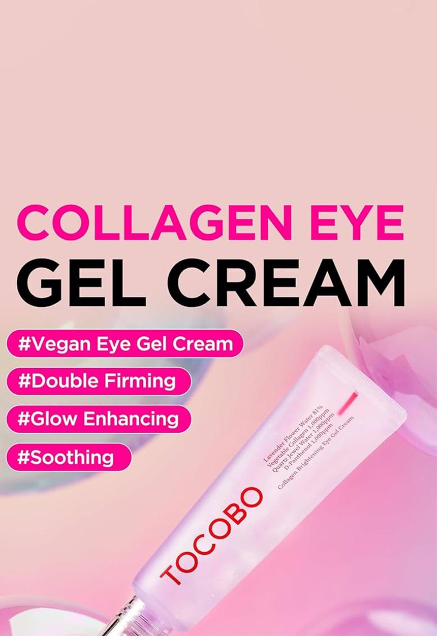 TOCOBO - Collagen Brightening Eye Gel Cream - 30g