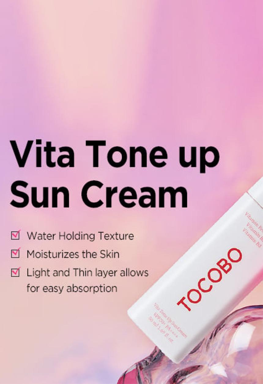 TOCOBO - Vita Tone Up Sun Cream SPF50+ PA++++ - 50ml