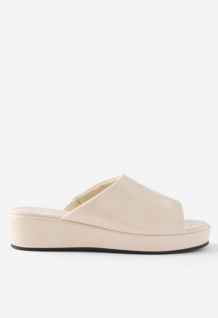 Cotton On - Quin Platform Single Vamp - ivory smooth
