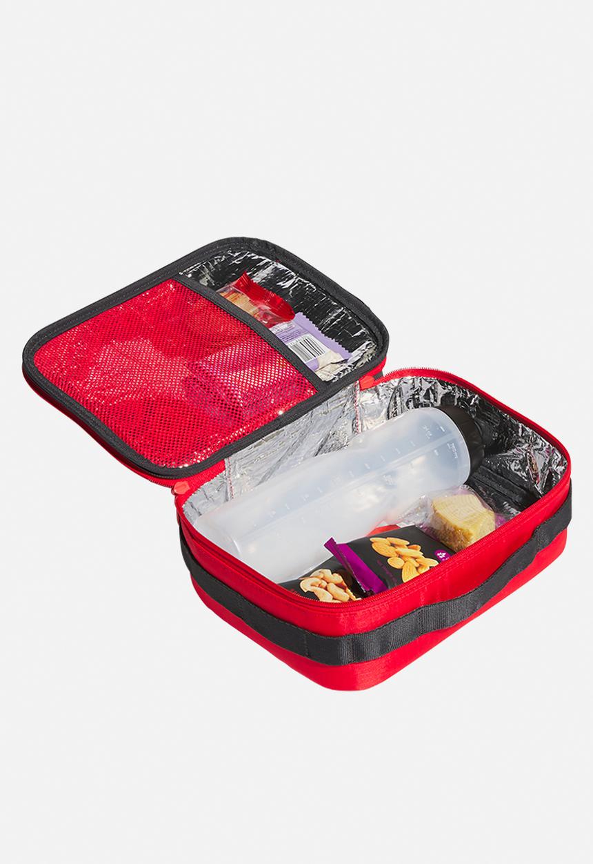 adidas Performance - Cooler bag s - pure ruby/white/carbon