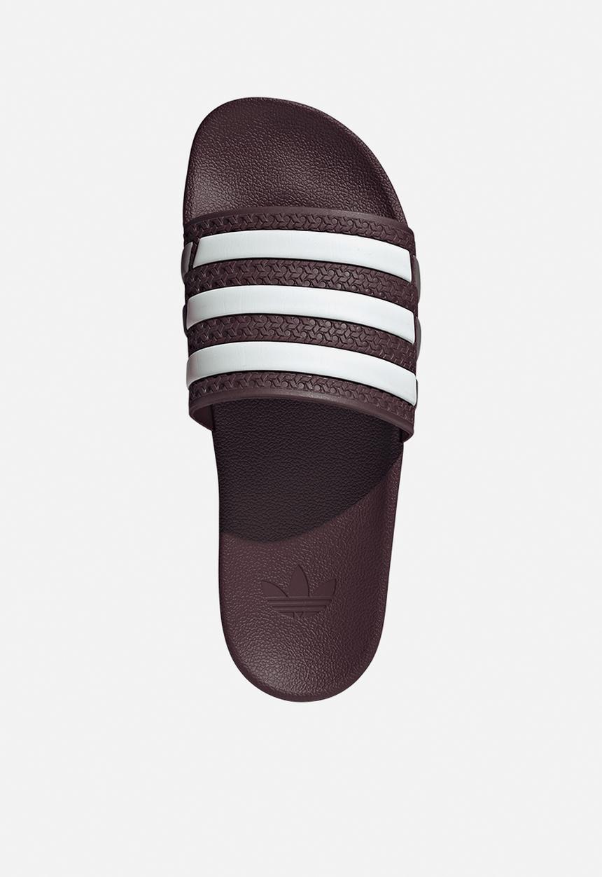 adidas Originals - Adilette Og Cf - Maroon/Ftwr White/Core Black