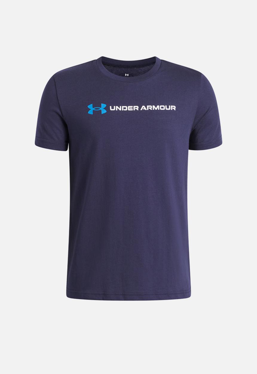 Under Armour - Ua b logo wordmark short sleeve - midnight navy