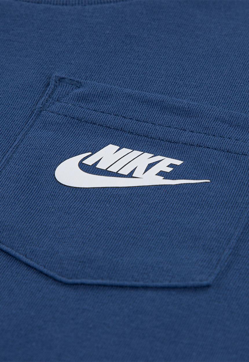 Nike - Nkb B Nsw Pkt Tee Ft Short Set - Dk Grey Heather