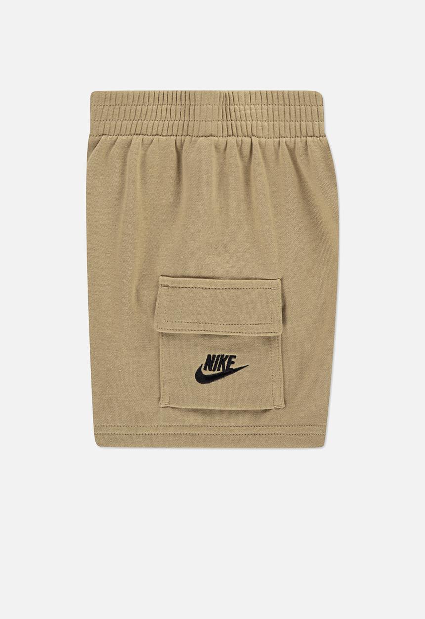 Nike - Nkb B Nsw Pkt Tee Ft Short Set - Parachute Beige