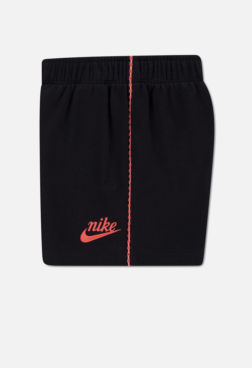 Nike - Nkn Tennis Jersey Ft Short Set - Black