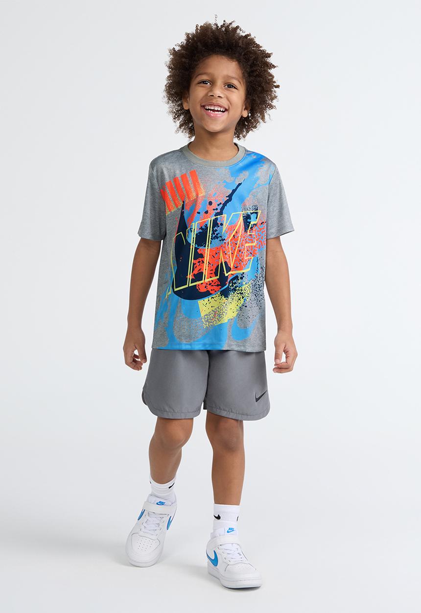 Nike - Nkb Icon Radiant Df Ss Tee - Dk Grey Heather
