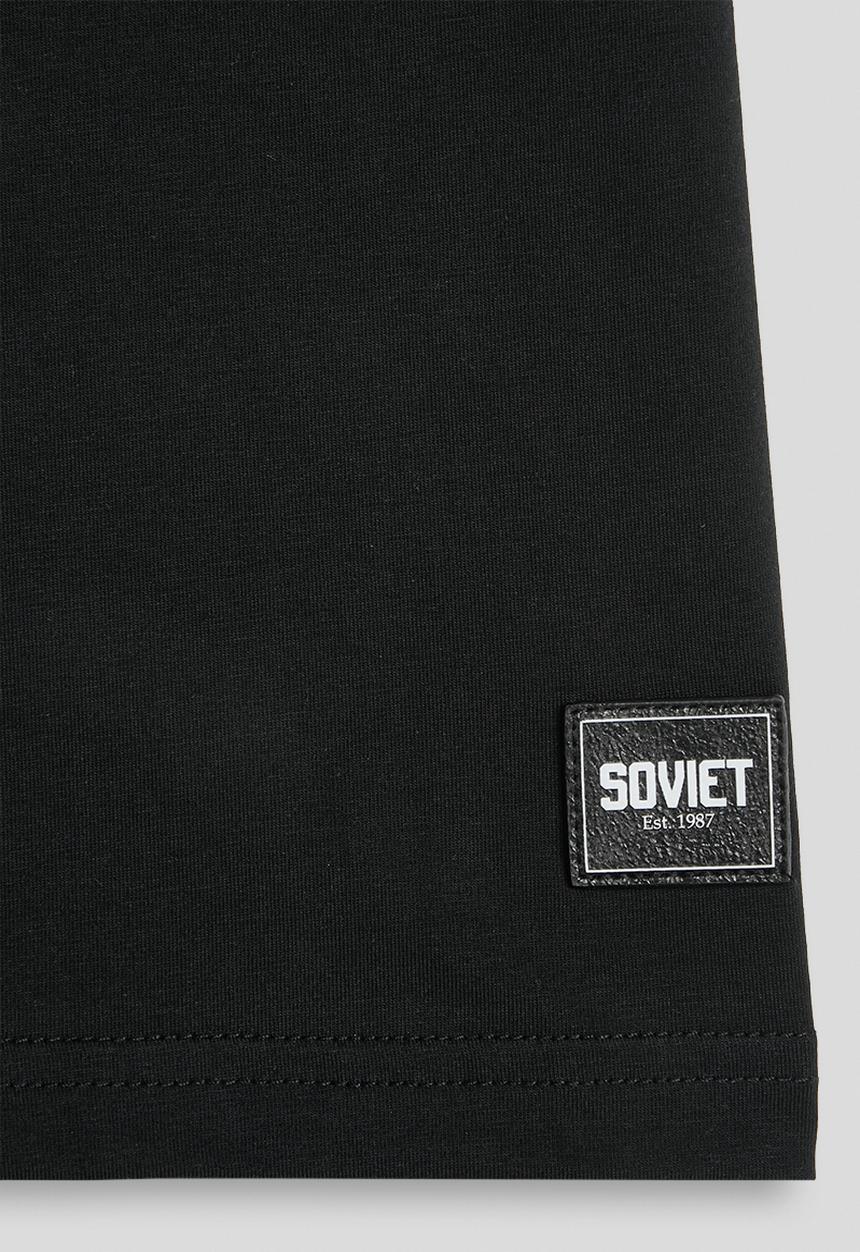 SOVIET - Boys Short Sleeve Crew Neck Tee (Box Fit) - Black