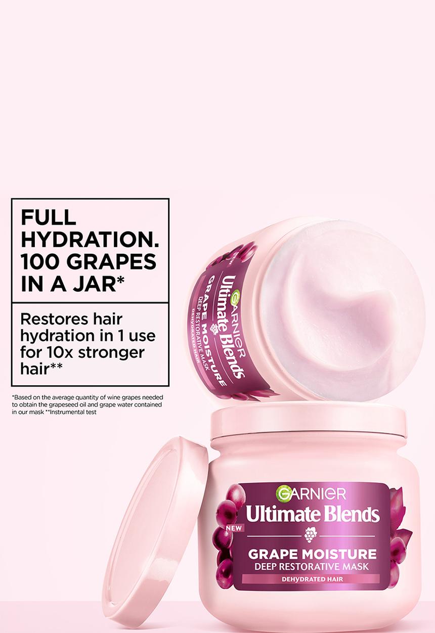 Garnier - Ultimate Blends Grape Moisture Deep Restorative Hair Mask