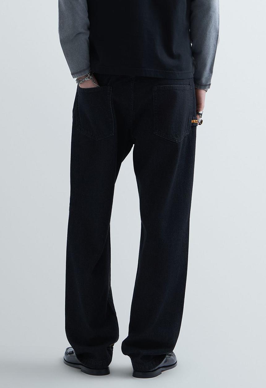 Replay - Straight Fit Jeans - Black Delave
