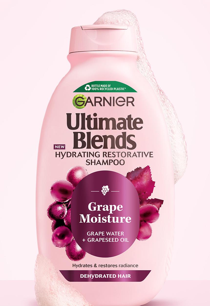 Garnier - Ultimate Blends Grape Moisture Hydrating Restorative Shampoo