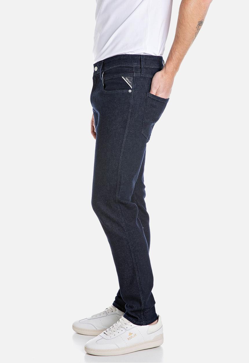 Replay - 12 Oz Power Stretch Denim - Dark Blue