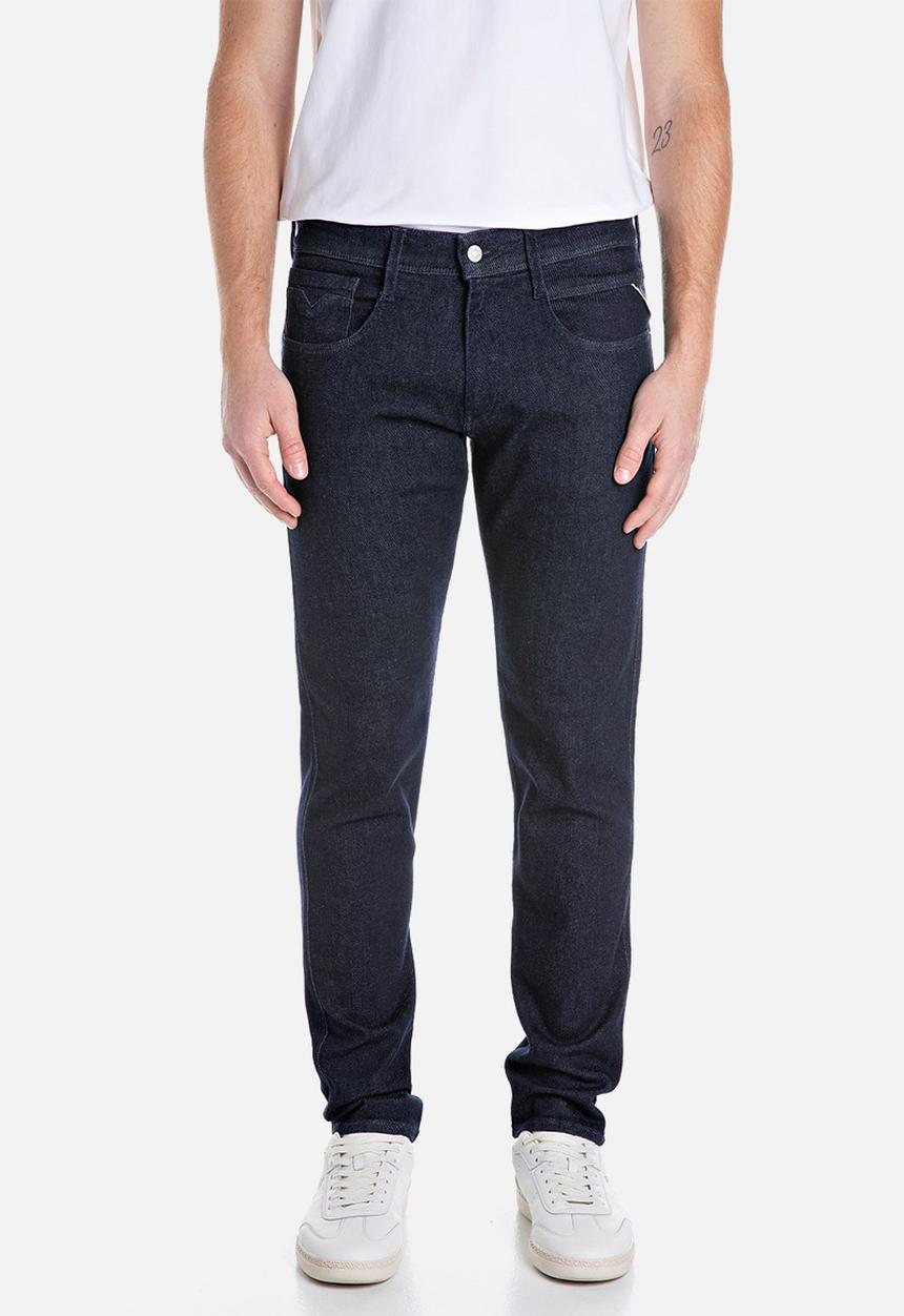 Replay - 12 Oz Power Stretch Denim - Dark Blue