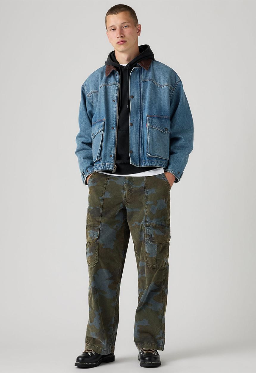 Levi’s® - BAGGY WIDE CARGO PANT - 007W6-0003 BRADY GRAY SNOW WASH