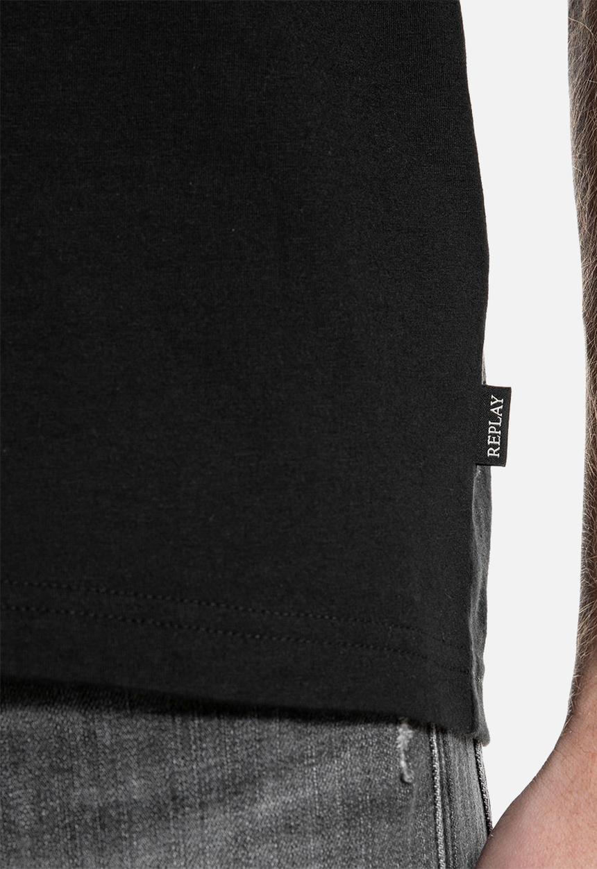Replay - Racing Graphic T-Shirt - Black