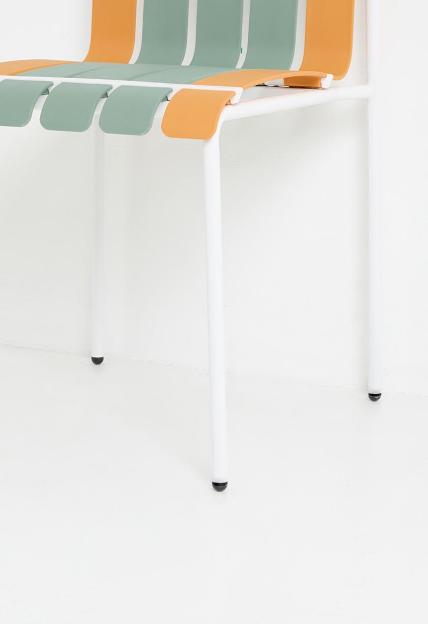 Sixth Floor - Aruba Outdoor Chair - Orange & Green