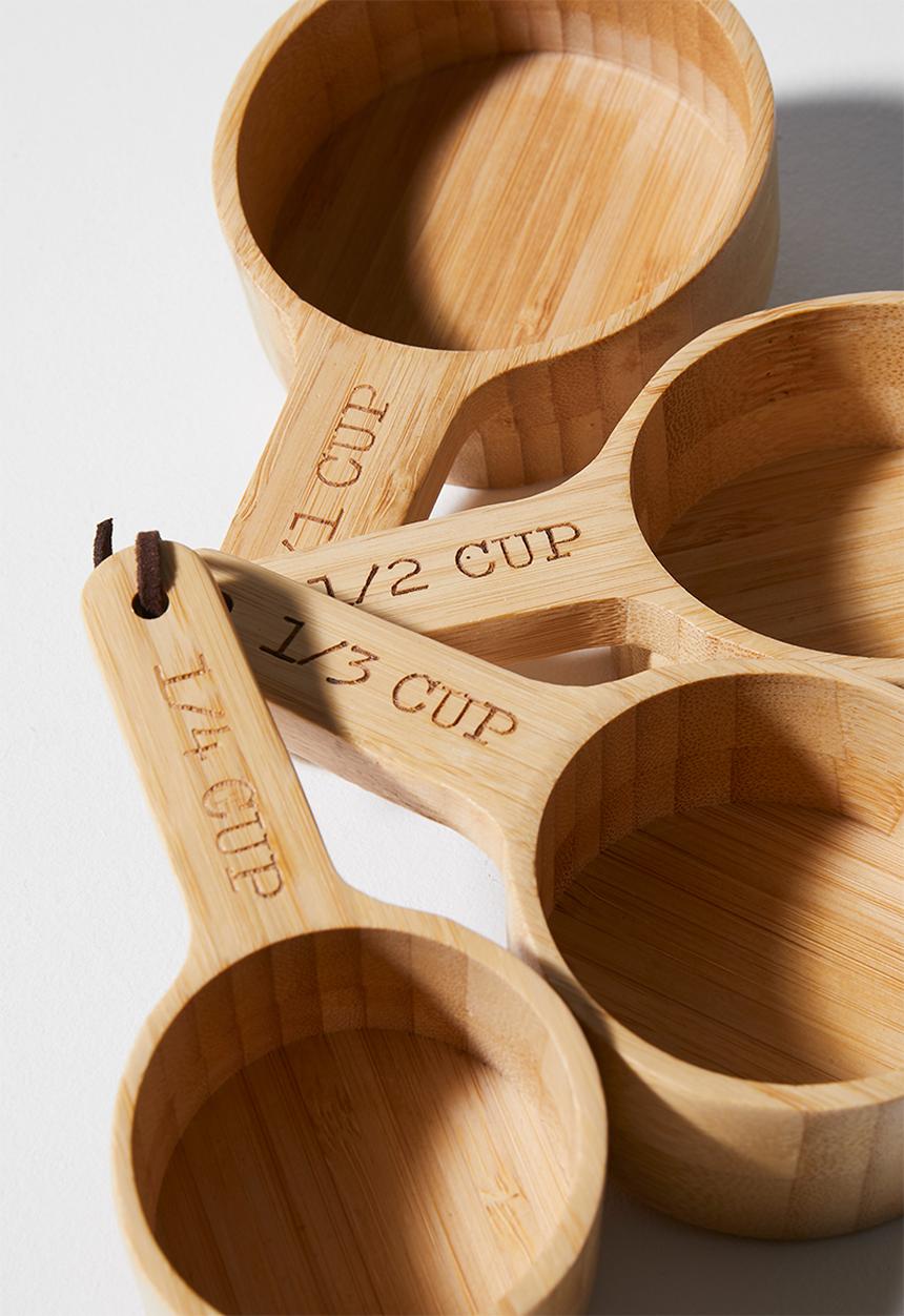 Home Classix - Home Classix Bamboo Measuring Cups 4pc