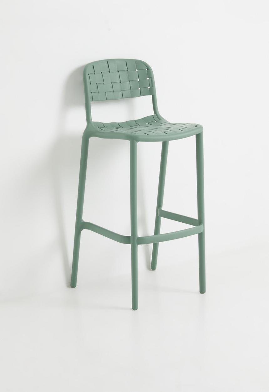 Sixth Floor - Lamu Outdoor Barstool - Green