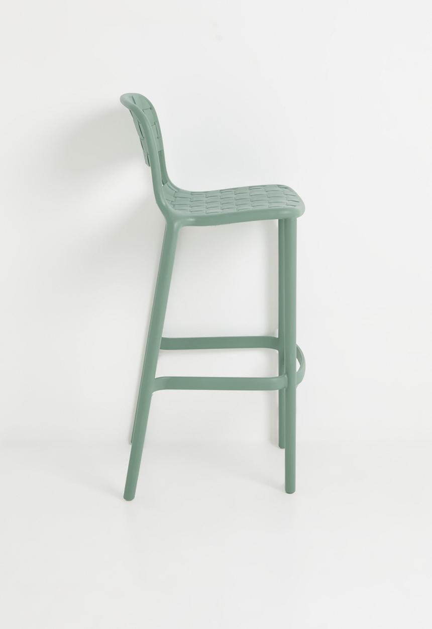 Sixth Floor - Lamu Outdoor Barstool - Green