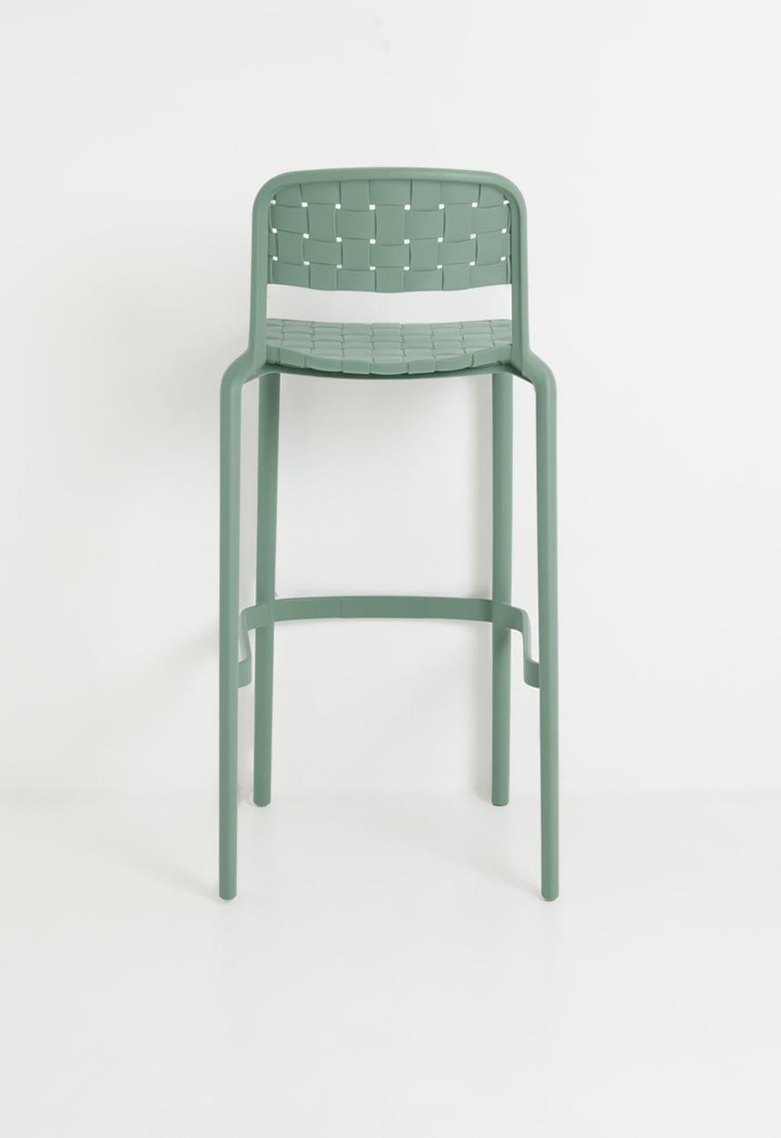 Sixth Floor - Lamu Outdoor Barstool - Green