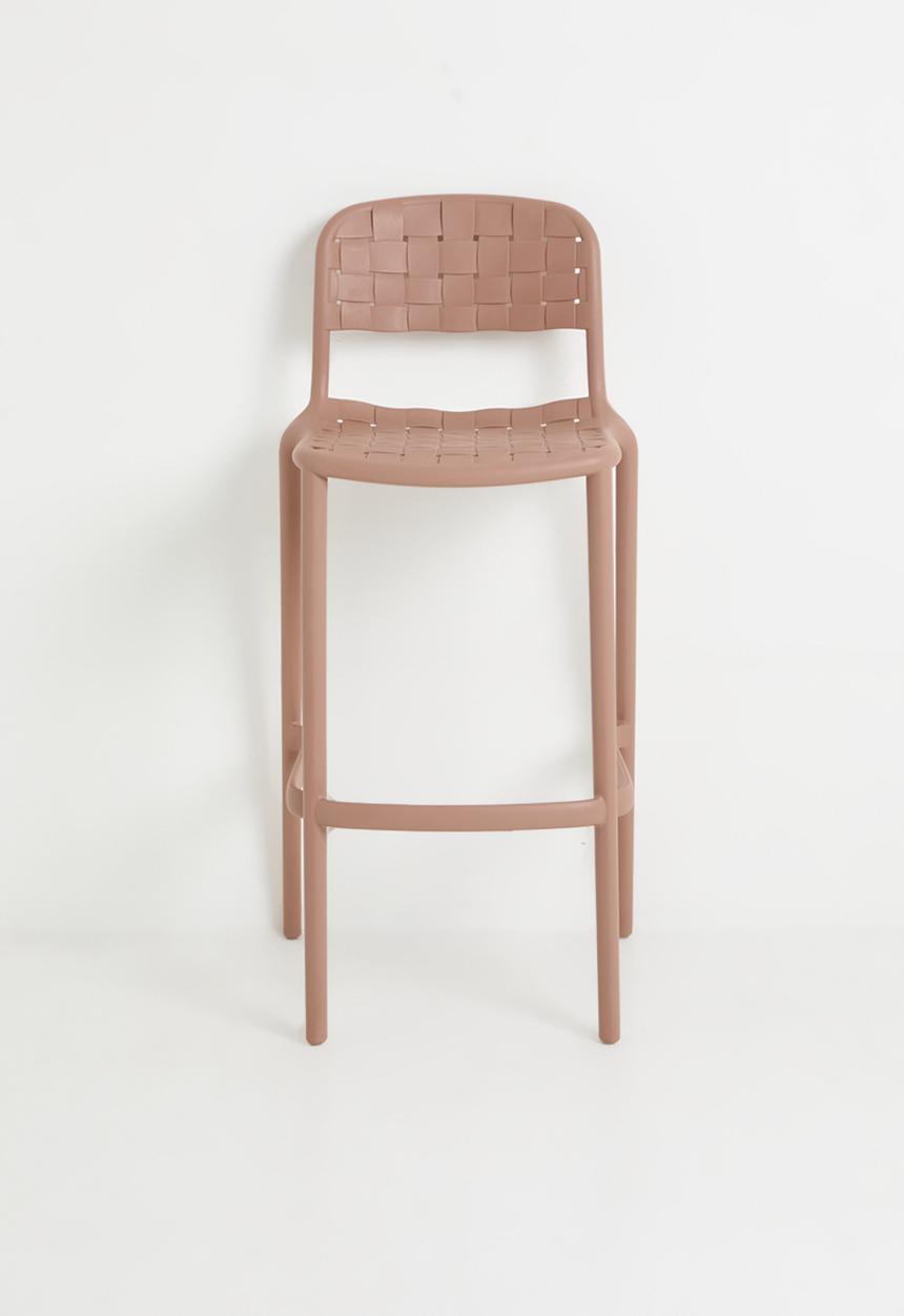 Sixth Floor - Lamu Outdoor Barstool - Blush