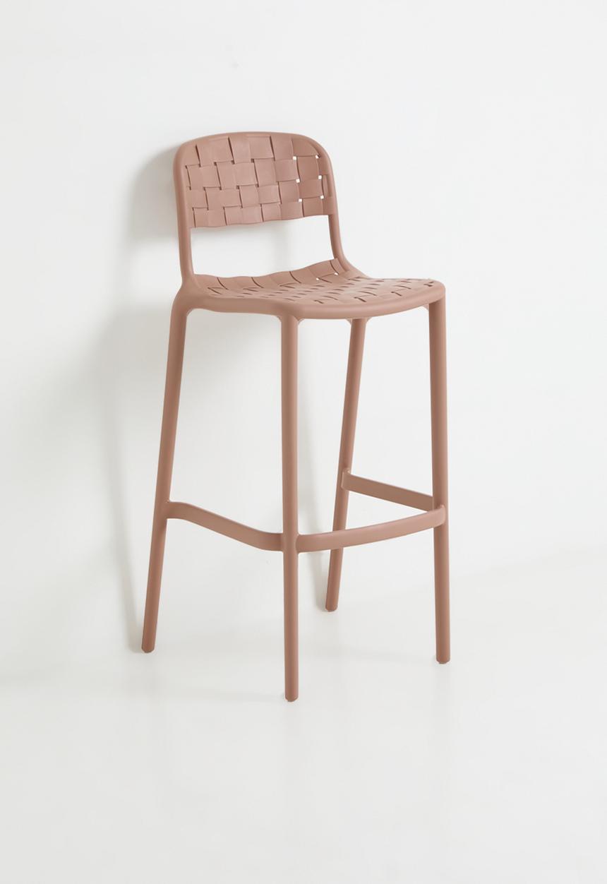 Sixth Floor - Lamu Outdoor Barstool - Blush