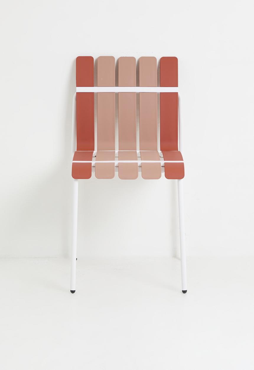 Sixth Floor - Aruba Outdoor Chair - Blush & Rust