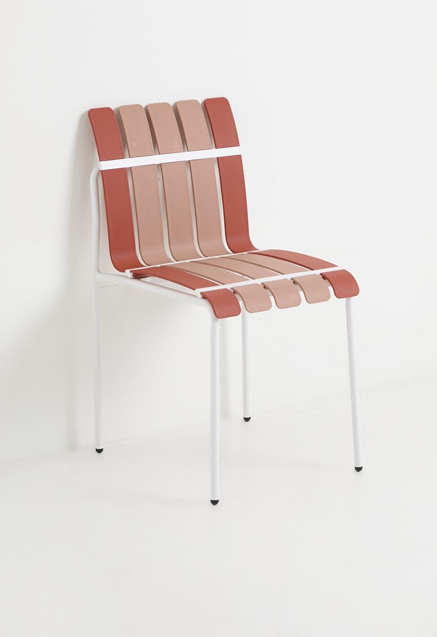 Sixth Floor - Aruba Outdoor Chair - Blush & Rust