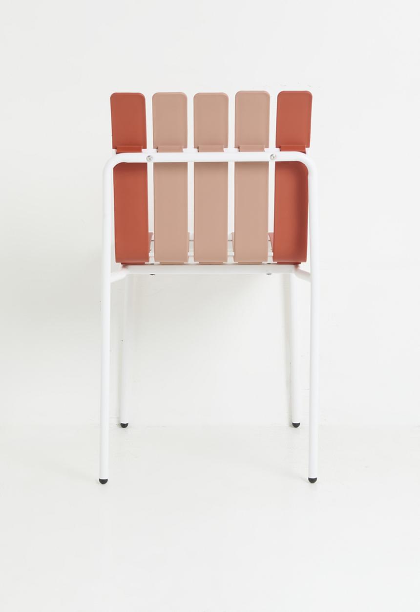 Sixth Floor - Aruba Outdoor Chair - Blush & Rust
