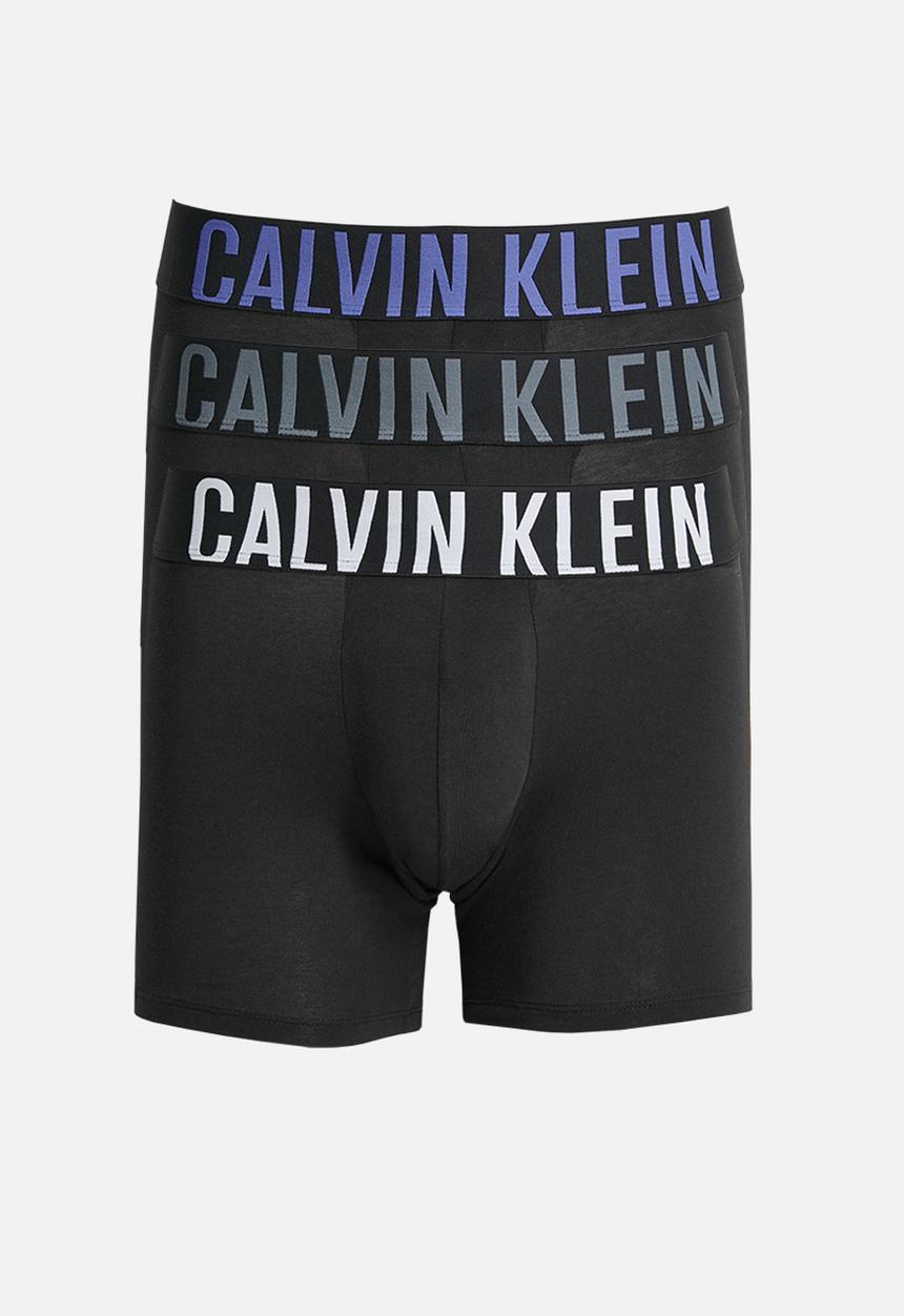 Calvin Klein - Boxer Brief 3 Pack - Black - Turbulence, White, Iris Bliss Lgs