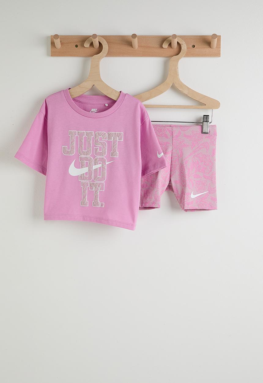 Nike -  Nkg Lace It Up Bike Short Set - Light Magenta
