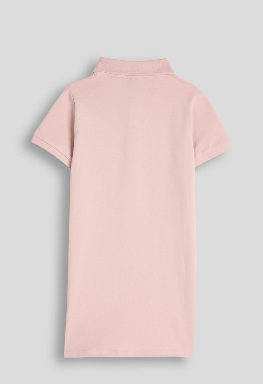 POLO - Girls Dakota Short Sleeve Golfer Dress - Pink