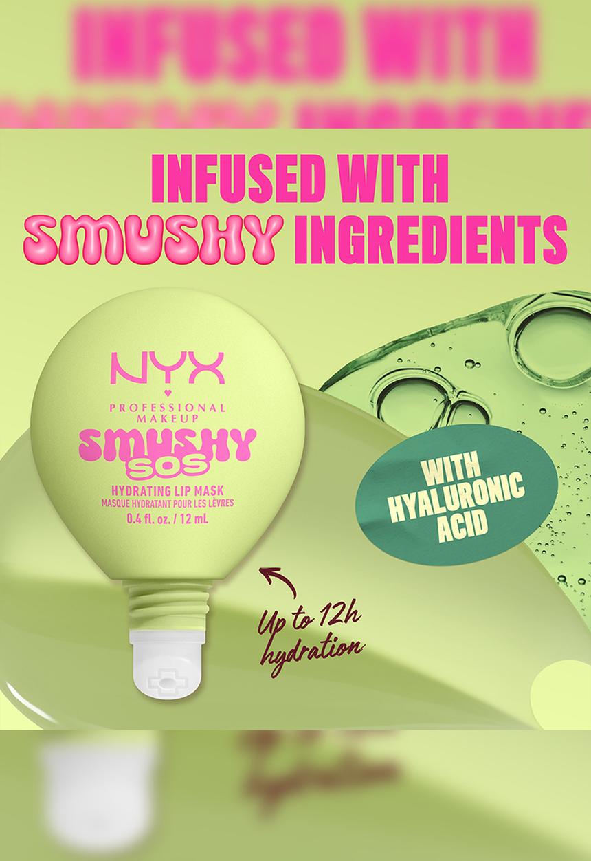 NYX Professional Makeup - SOS hydrating Lip Mask - Green Sereni Tea