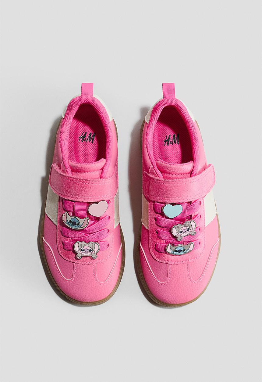 H&M - Motif-detail trainers - pink/lilo & stitch