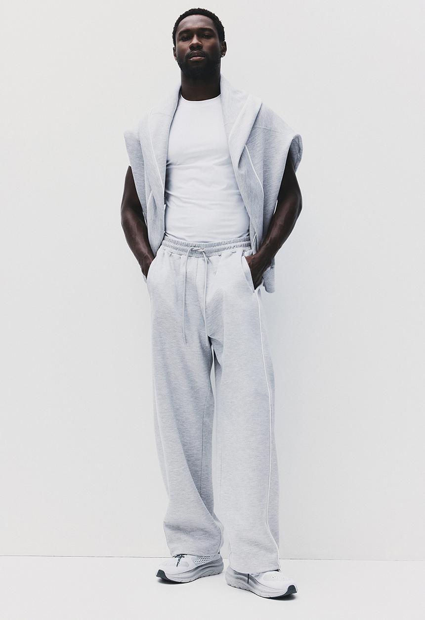 H&M - Loose fit sports joggers - grey marl