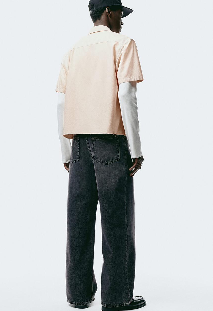 H&M - Wide jeans - denim grey