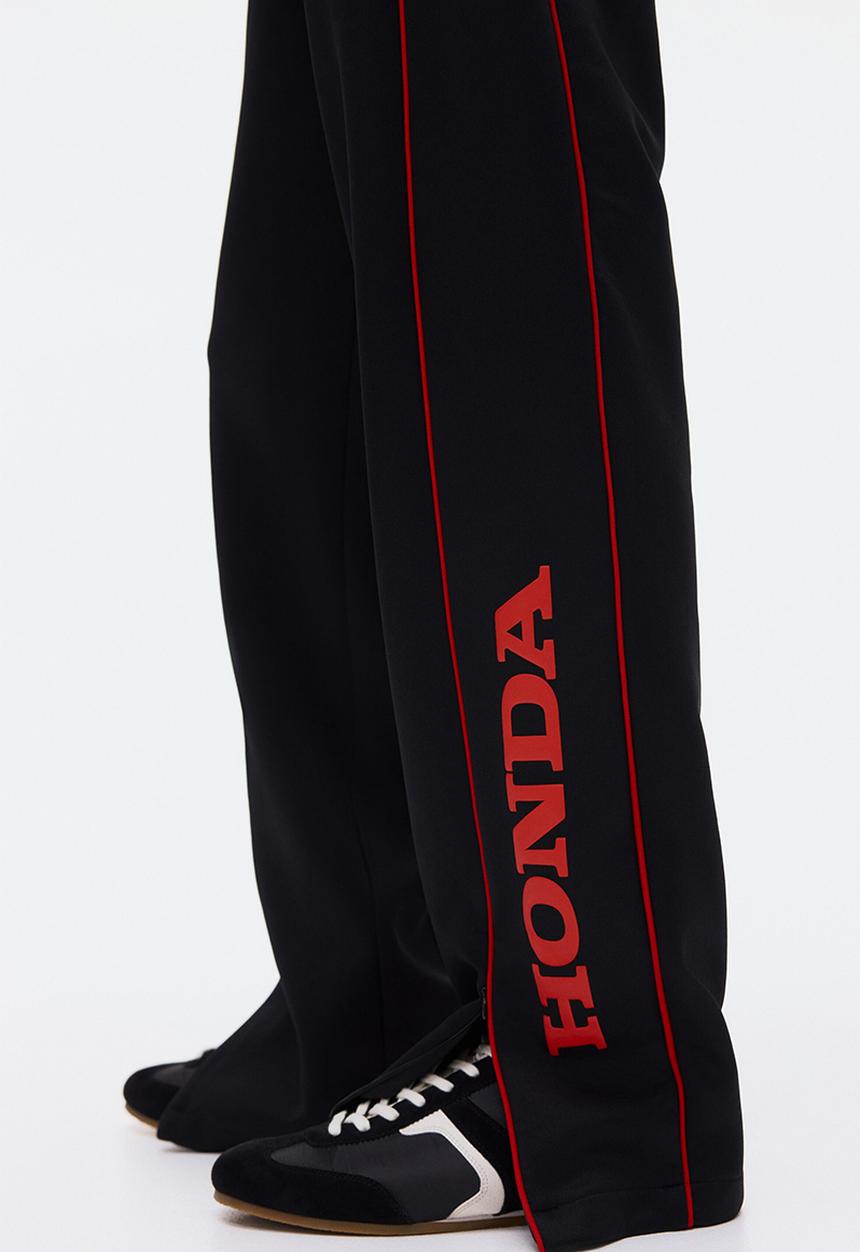 H&M - Relaxed fit joggers - black/honda