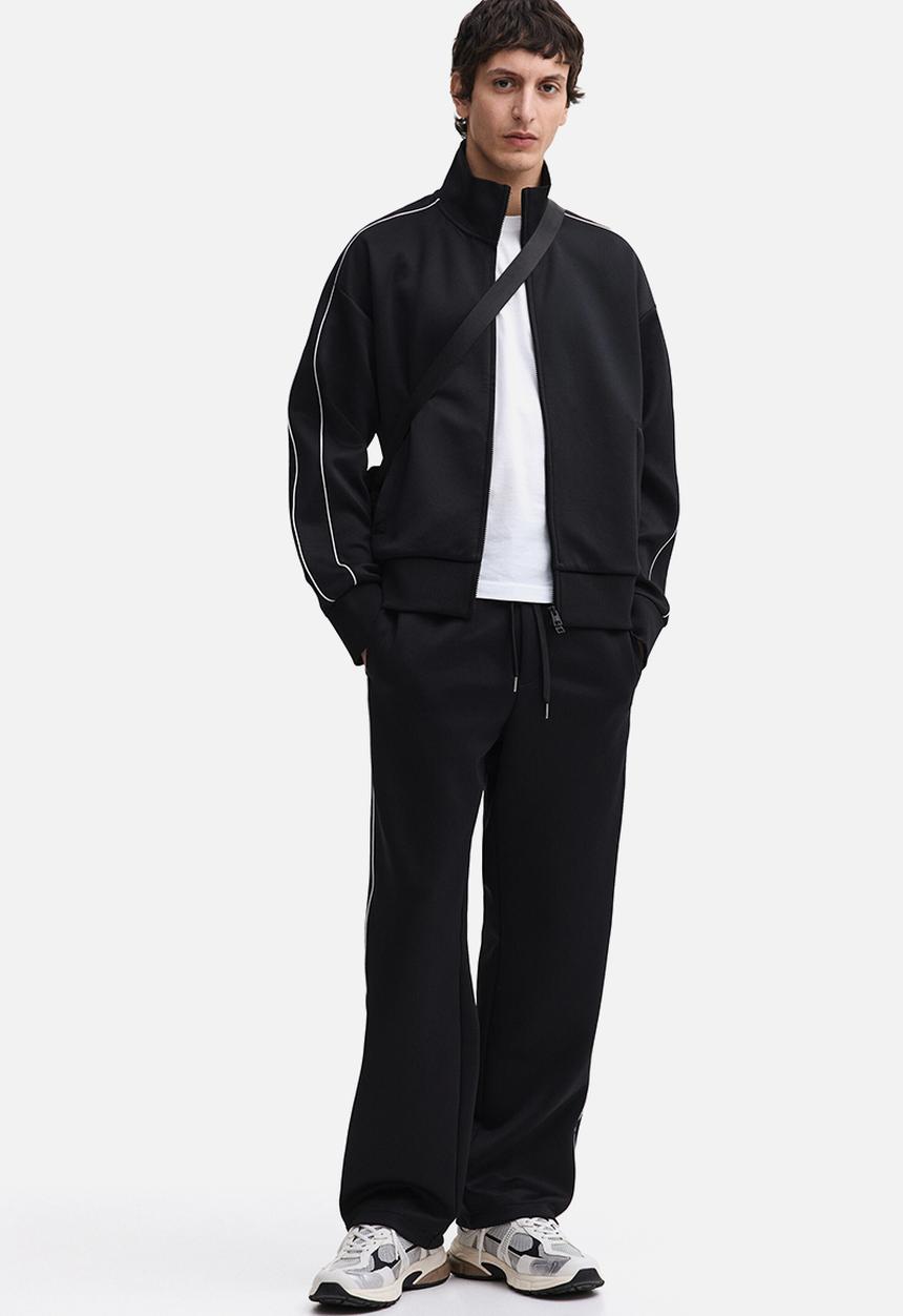 H&M - Relaxed fit joggers - black