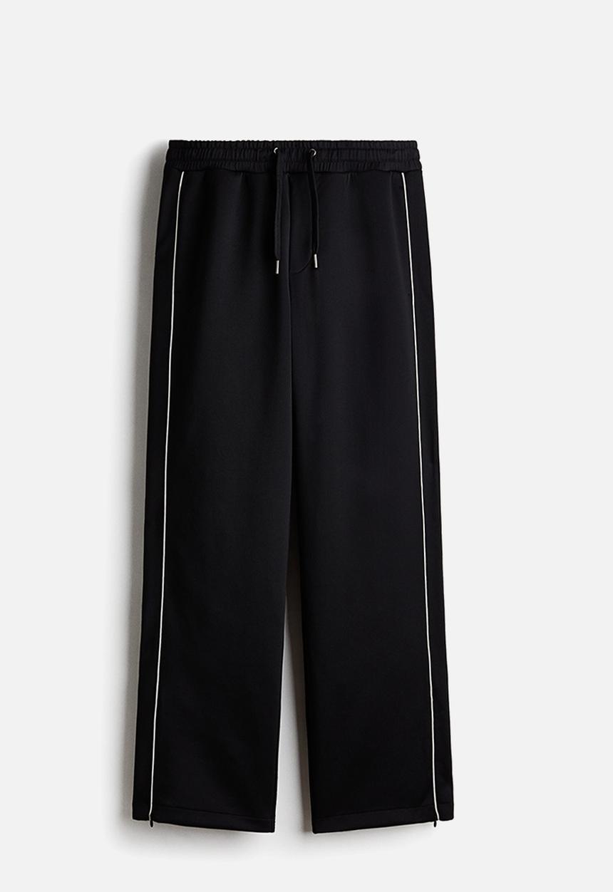 H&M - Relaxed fit joggers - black