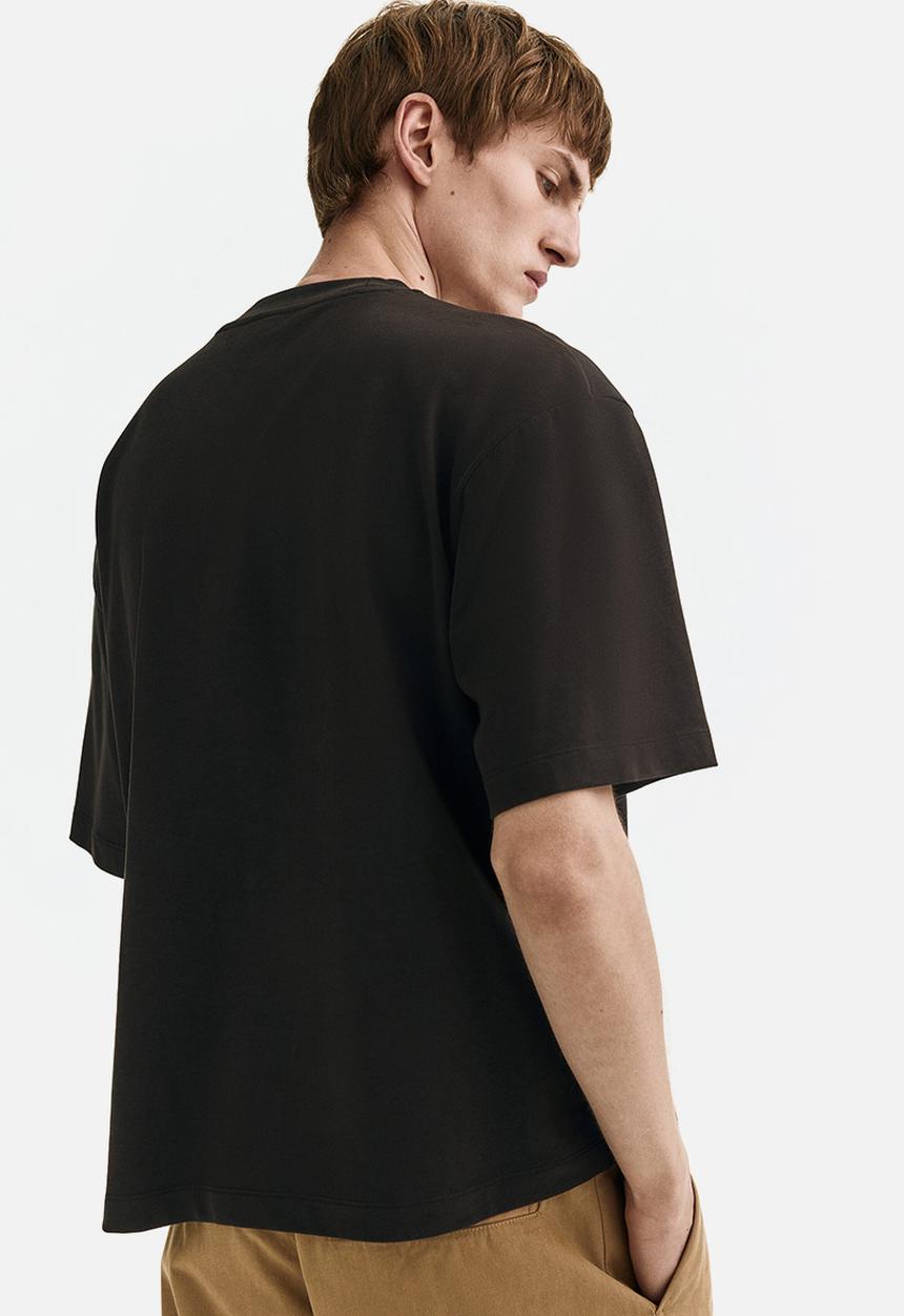 H&M - Loose fit boxy-style T-shirt - black