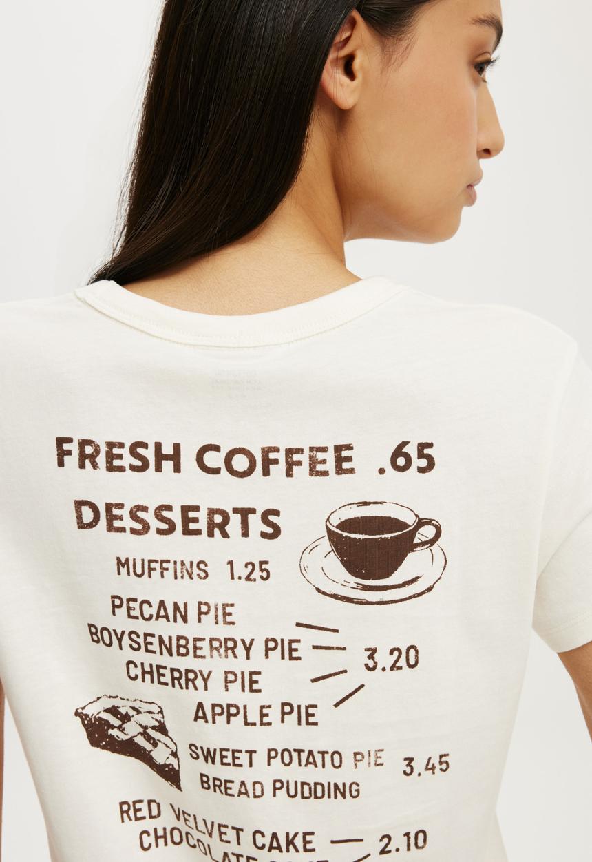 Cotton On - Lcn Original Graphic Tee - Lcn Wb Gilmore Girls Lukes Diner Gardenia