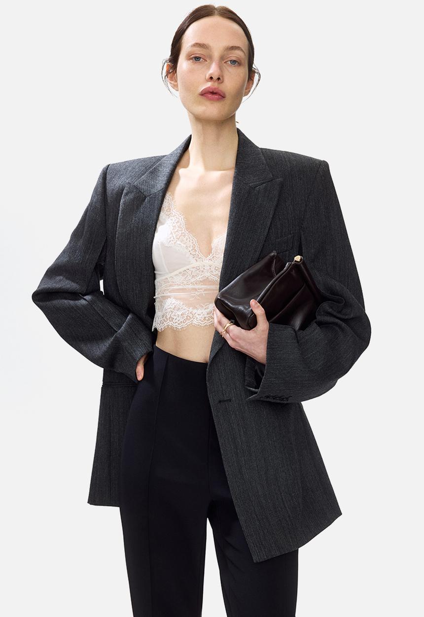 H&M - Tailored leggings - black