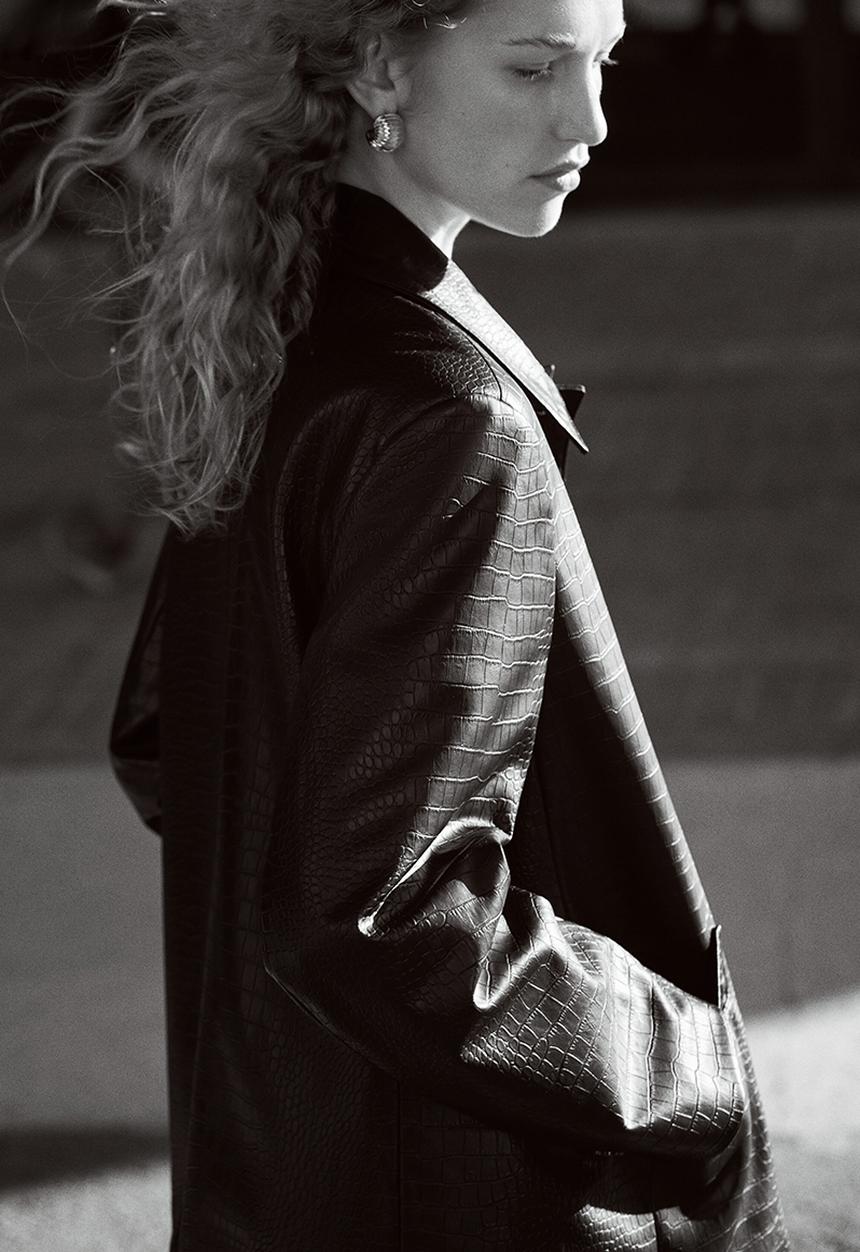 H&M - Coated jacket - black